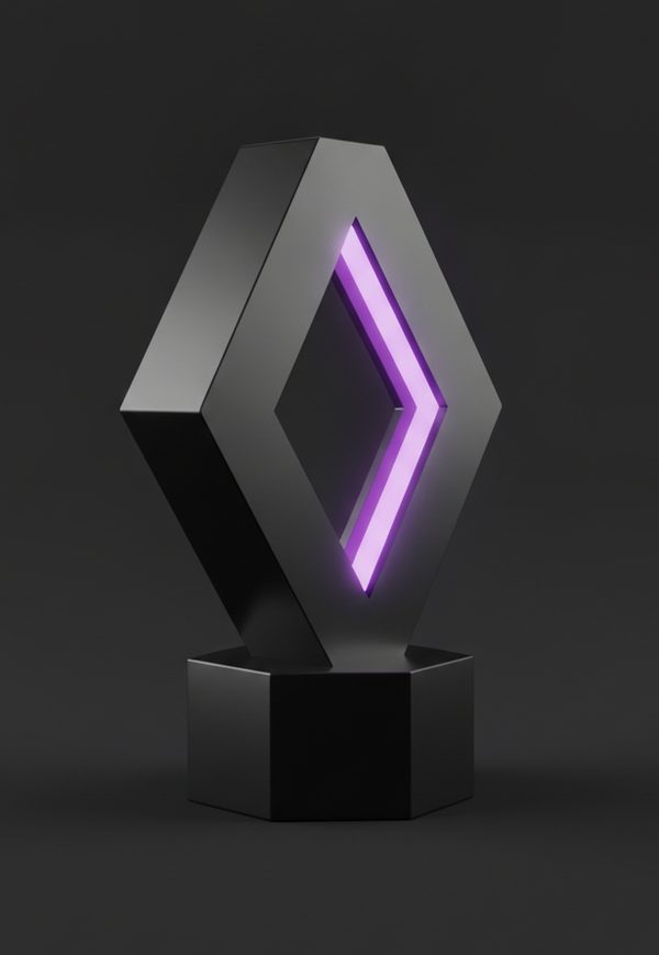 B2B Awards trophy